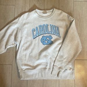 champion university of north carolina crewneck sweatshirt